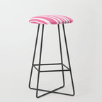 Classic Stripes XXXIII - 90s Barbie Pink Stool Gallery Image 1
