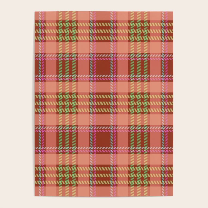 Modern Charm Plaids Poster Gallery Image 1