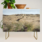 Oregon Dune Grass Adventure - Nature Photography Credenza Gallery Image 1