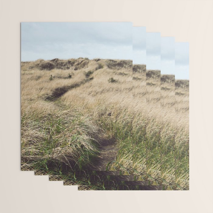 Oregon Dune Grass Adventure - Nature Photography Wrapping Paper Gallery Image 3
