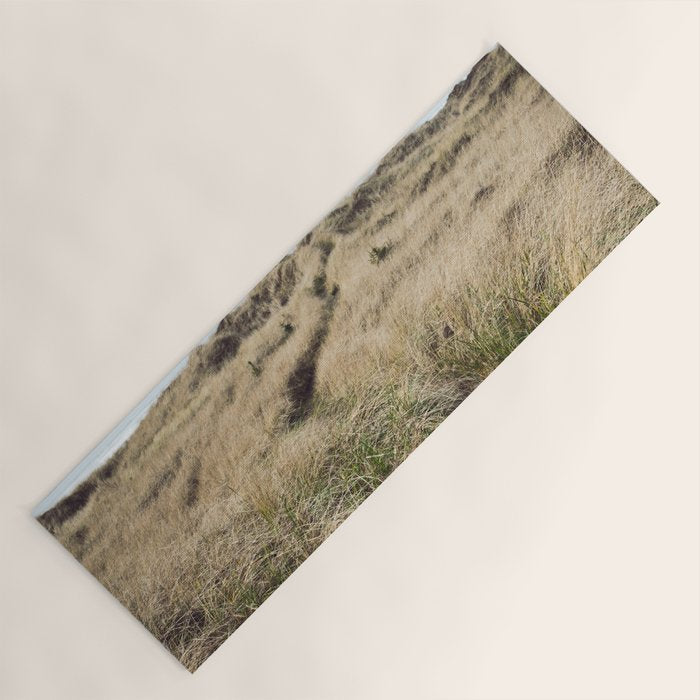 Oregon Dune Grass Adventure - Nature Photography Yoga Mat Gallery Image 1