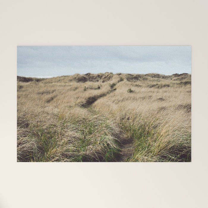 Oregon Dune Grass Adventure - Nature Photography Welcome Mat Gallery Image 1