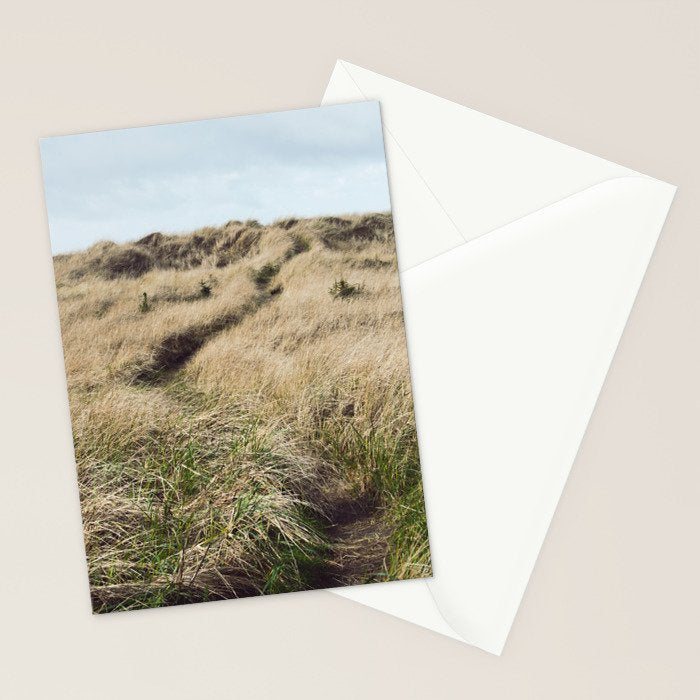 Oregon Dune Grass Adventure - Nature Photography Stationery Card Gallery Image 2