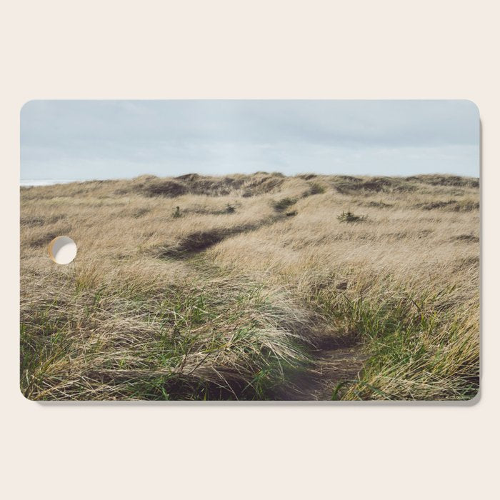 Oregon Dune Grass Adventure - Nature Photography Cutting Board Gallery Image 1