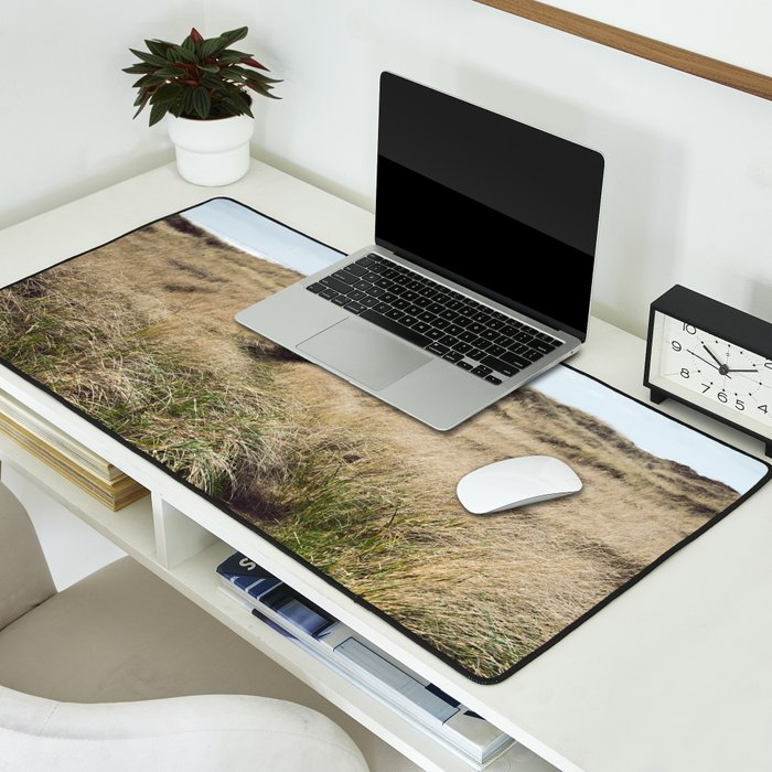 Oregon Dune Grass Adventure - Nature Photography Desk Mat Gallery Image 2