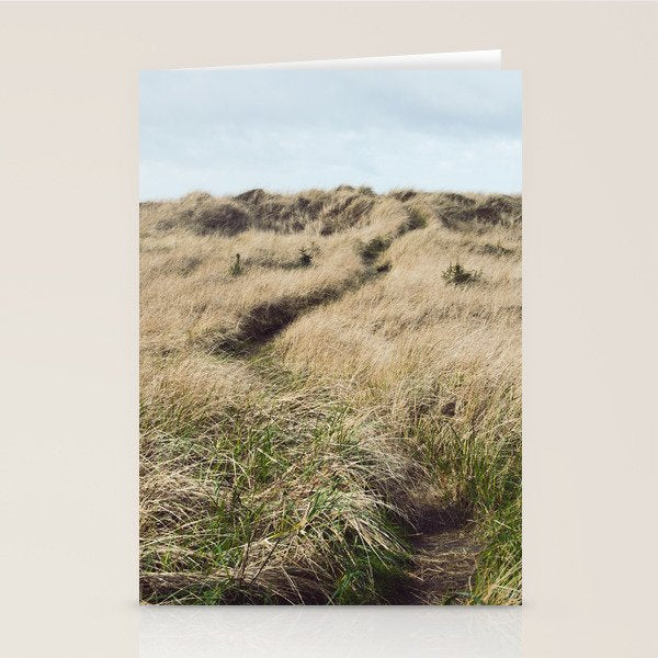 Oregon Dune Grass Adventure - Nature Photography Stationery Card Gallery Image 2