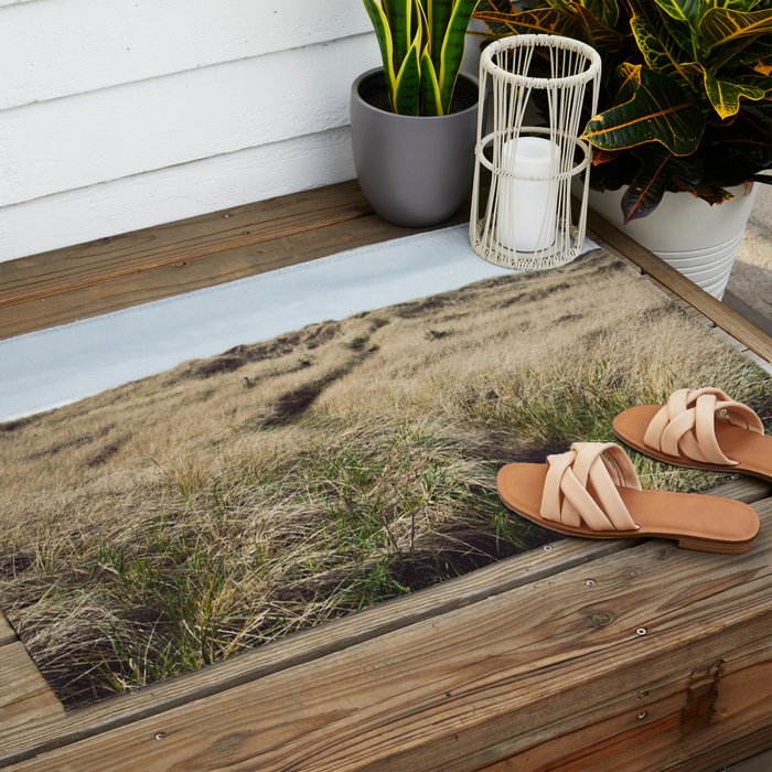 Oregon Dune Grass Adventure - Nature Photography Outdoor Rug Gallery Image 2