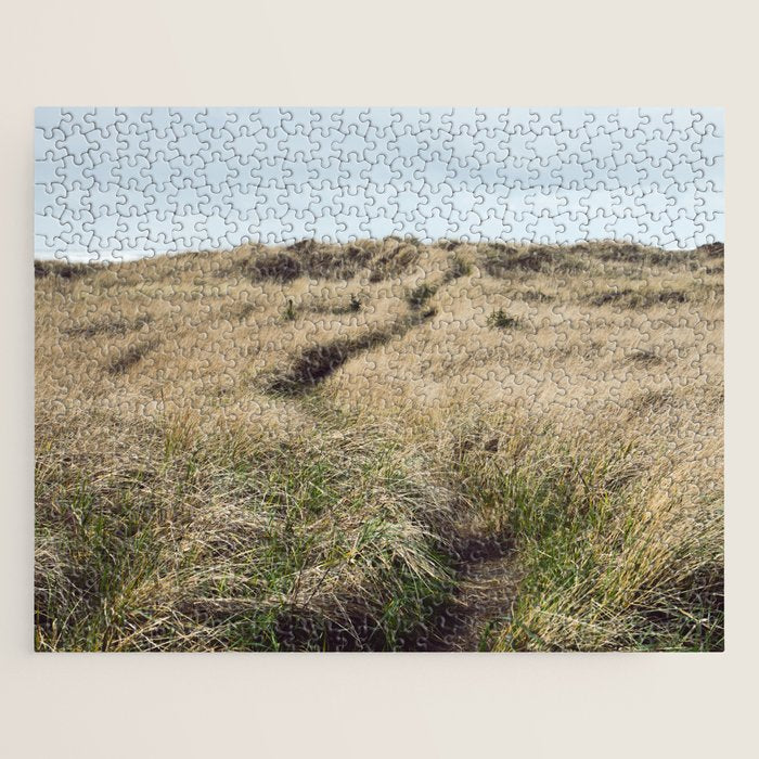 Oregon Dune Grass Adventure - Nature Photography Jigsaw Puzzle Gallery Image 1