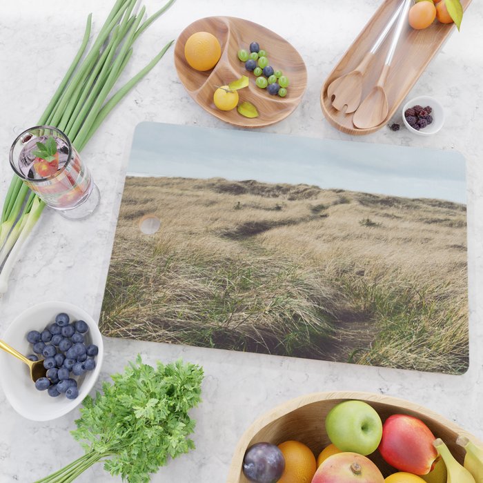 Oregon Dune Grass Adventure - Nature Photography Cutting Board Gallery Image 2