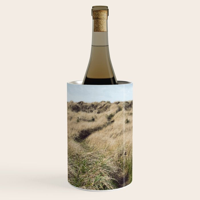 Oregon Dune Grass Adventure - Nature Photography Wine Chiller Gallery Image 1