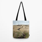 Oregon Dune Grass Adventure - Nature Photography Tote Bag Gallery Image 2