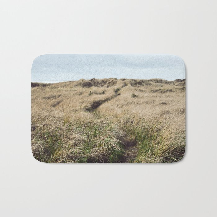 Oregon Dune Grass Adventure - Nature Photography Bath Mat Gallery Image 1