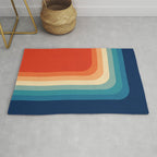 Retro 70s Color Palette III Rug Gallery Image 1