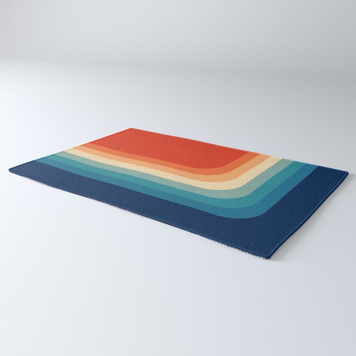 Retro 70s Color Palette III Rug Gallery Image 3