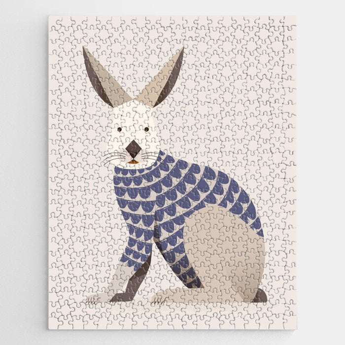 Whimsical European Hare Jigsaw Puzzle Gallery Image 1