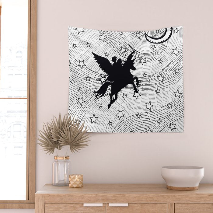 Flight of the alicorn Wall Tapestry Gallery Image 2