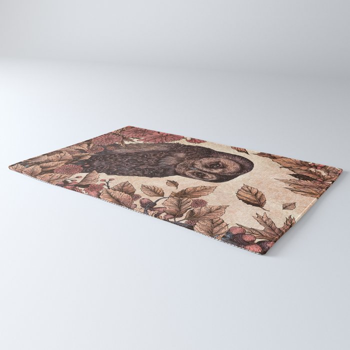 Tawny Owl Pink Rug Gallery Image 3