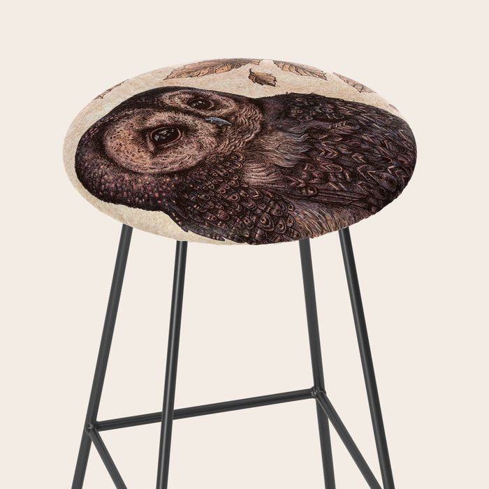 Tawny Owl Pink Stool Gallery Image 2
