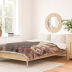Tawny Owl Pink Duvet Cover Gallery Image 2