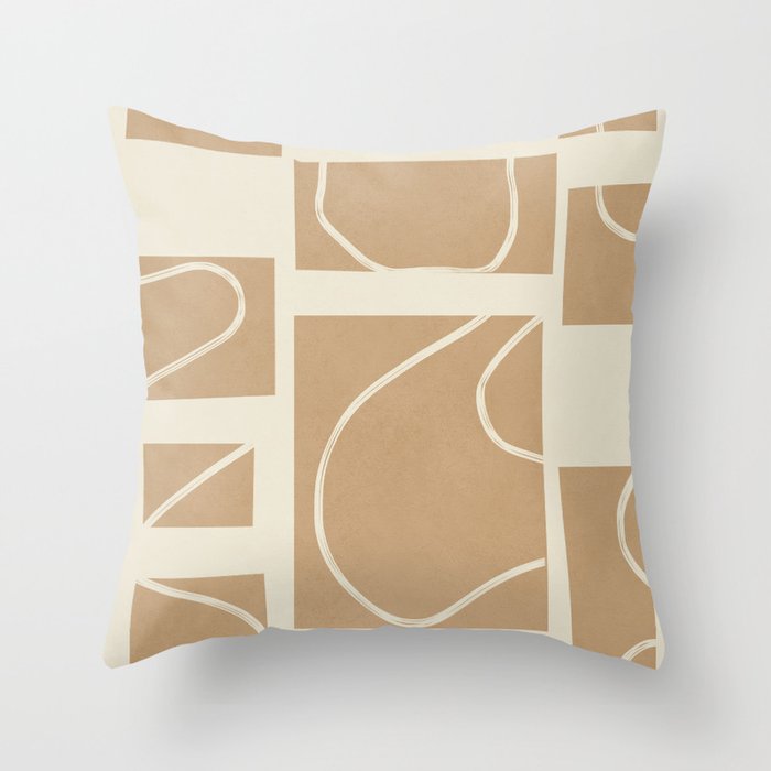 Abstract Pathways 7 Throw Pillow Gallery Image 6