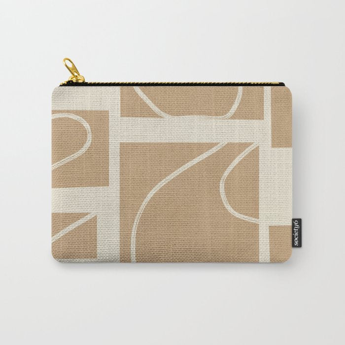 Abstract Pathways 7 Carry All Pouch Gallery Image 1