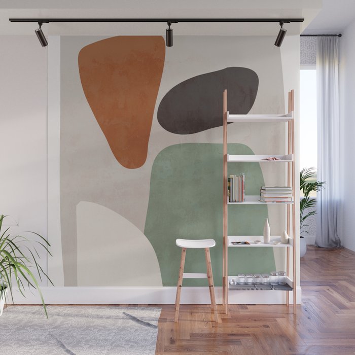 Abstract Shapes 12 Wall Mural Gallery Image 1