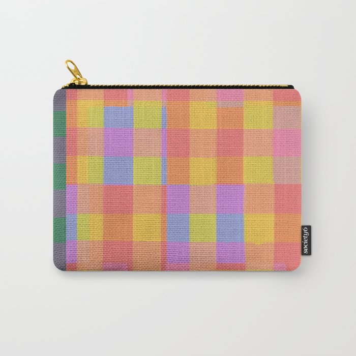 Rainbow criss-cross Carry All Pouch Gallery Image 1