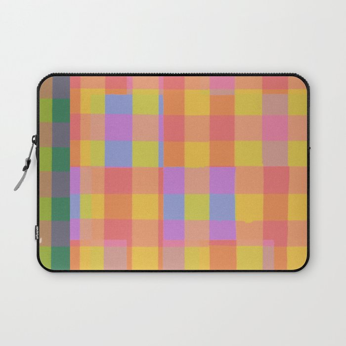 Rainbow criss-cross Laptop Sleeve Gallery Image 1