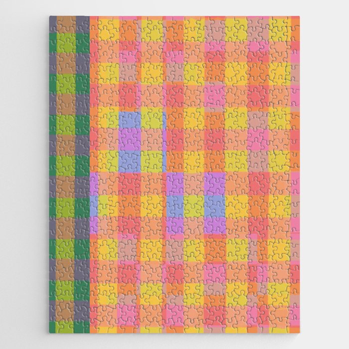 Rainbow criss-cross Jigsaw Puzzle Gallery Image 1