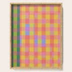 Rainbow criss-cross Serving Tray Gallery Image 1