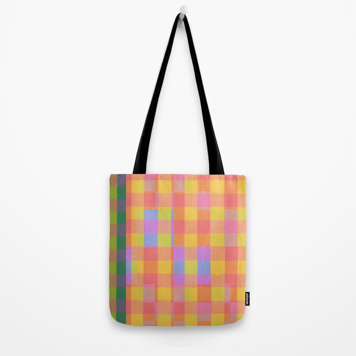 Rainbow criss-cross Tote Bag Gallery Image 2