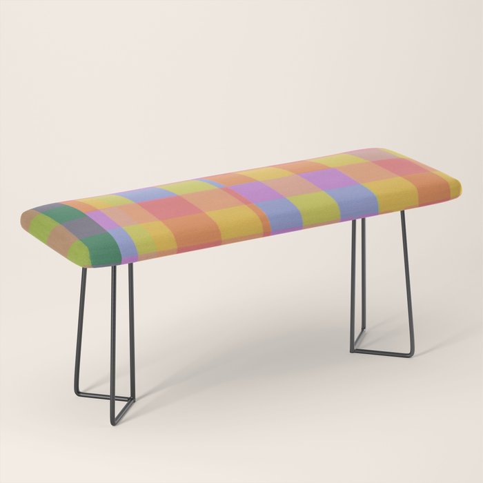 Rainbow criss-cross Bench Gallery Image 1