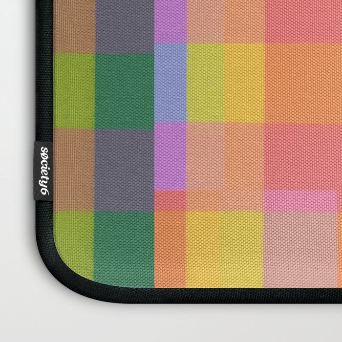 Rainbow criss-cross Laptop Sleeve Gallery Image 3