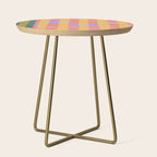 Rainbow criss-cross Side Table Gallery Image 1