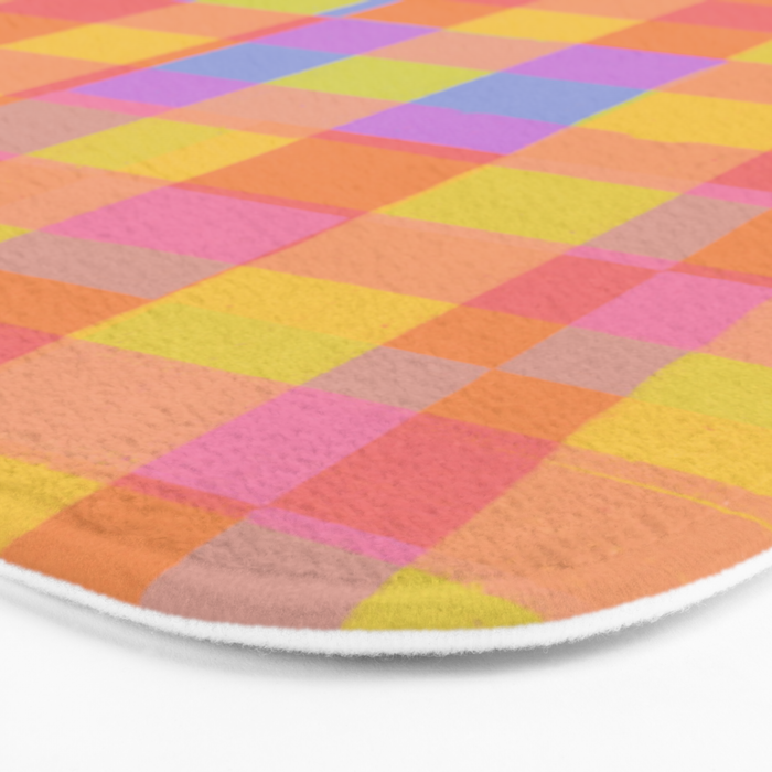 Rainbow criss-cross Bath Mat Gallery Image 3