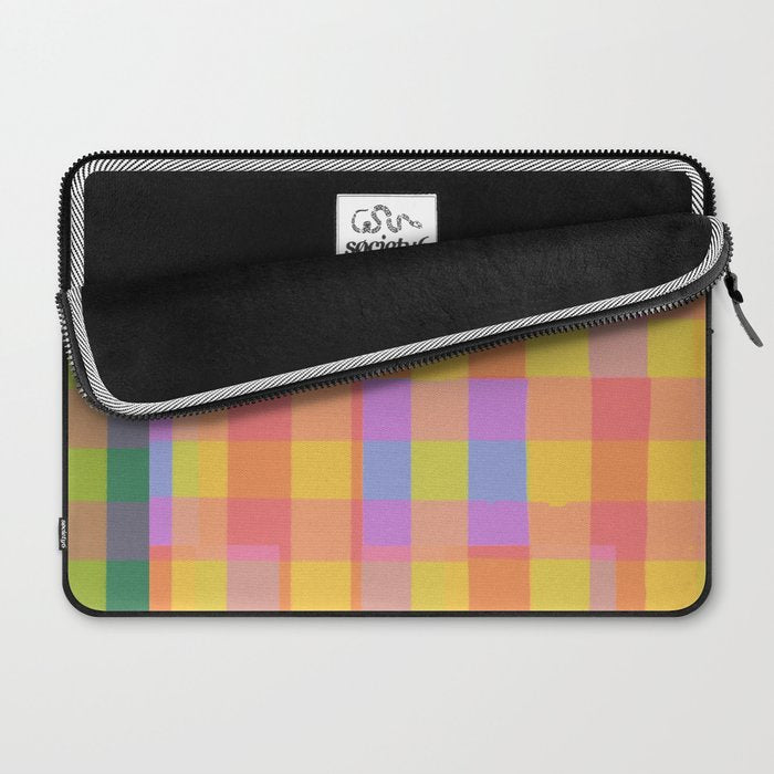 Rainbow criss-cross Laptop Sleeve Gallery Image 2