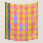 Rainbow criss-cross Wall Tapestry Gallery Image 4