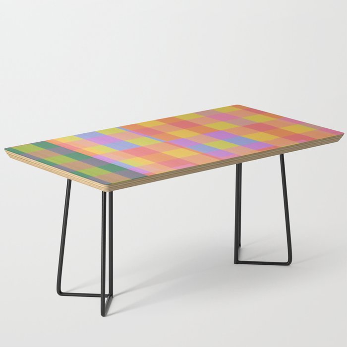 Rainbow criss-cross Coffee Table Gallery Image 1