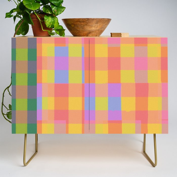 Rainbow criss-cross Credenza Gallery Image 1