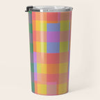 Rainbow criss-cross Travel Mug Gallery Image 3