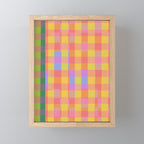 Rainbow criss-cross Mini Art Print Gallery Image 1