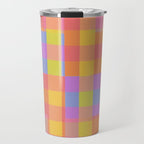 Rainbow criss-cross Travel Mug Gallery Image 1