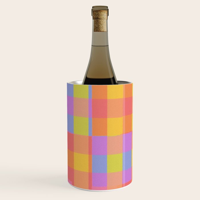 Rainbow criss-cross Wine Chiller Gallery Image 1