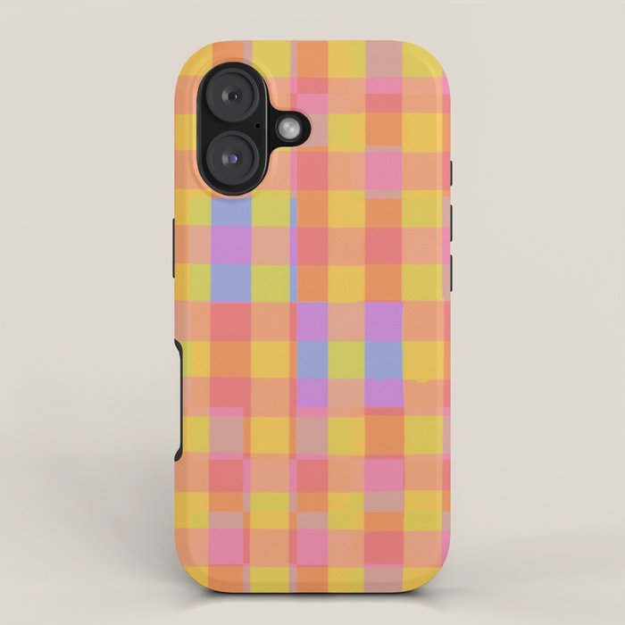 Rainbow criss-cross iPhone Case Gallery Image 1