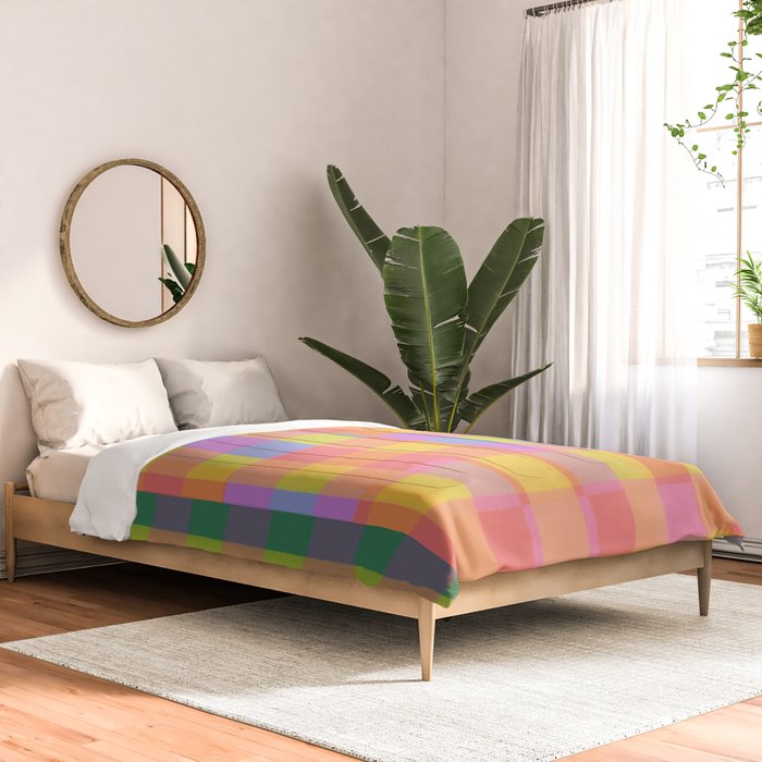 Rainbow criss-cross Comforter Gallery Image 2