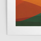 Retro Mountain Sunset Poster Gallery Image 3