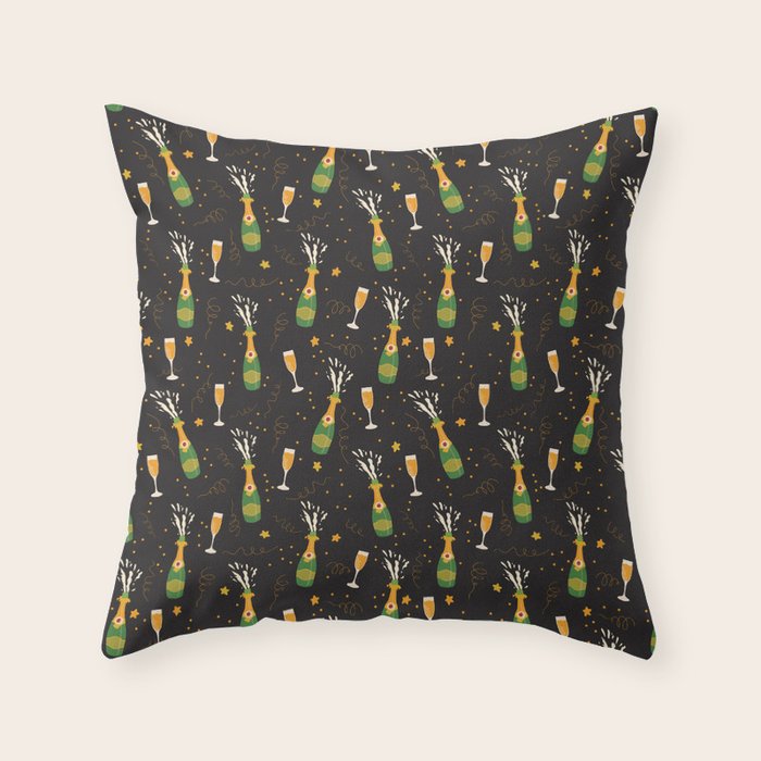 Champagne Party Throw Pillow Gallery Image 6