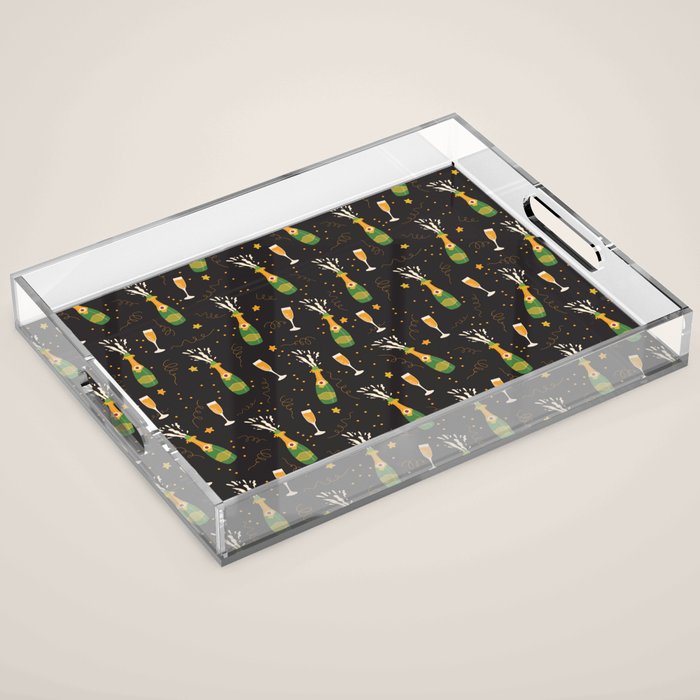 Champagne Party Acrylic Tray Gallery Image 1
