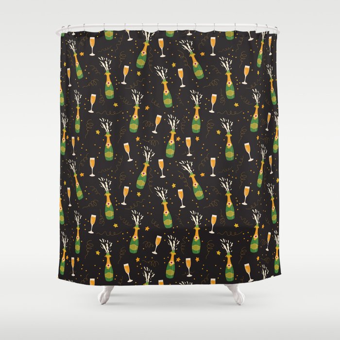 Champagne Party Shower Curtain Gallery Image 1