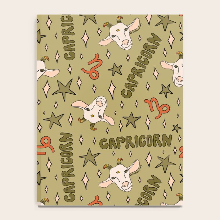 Capricorn Print Notebook Gallery Image 4